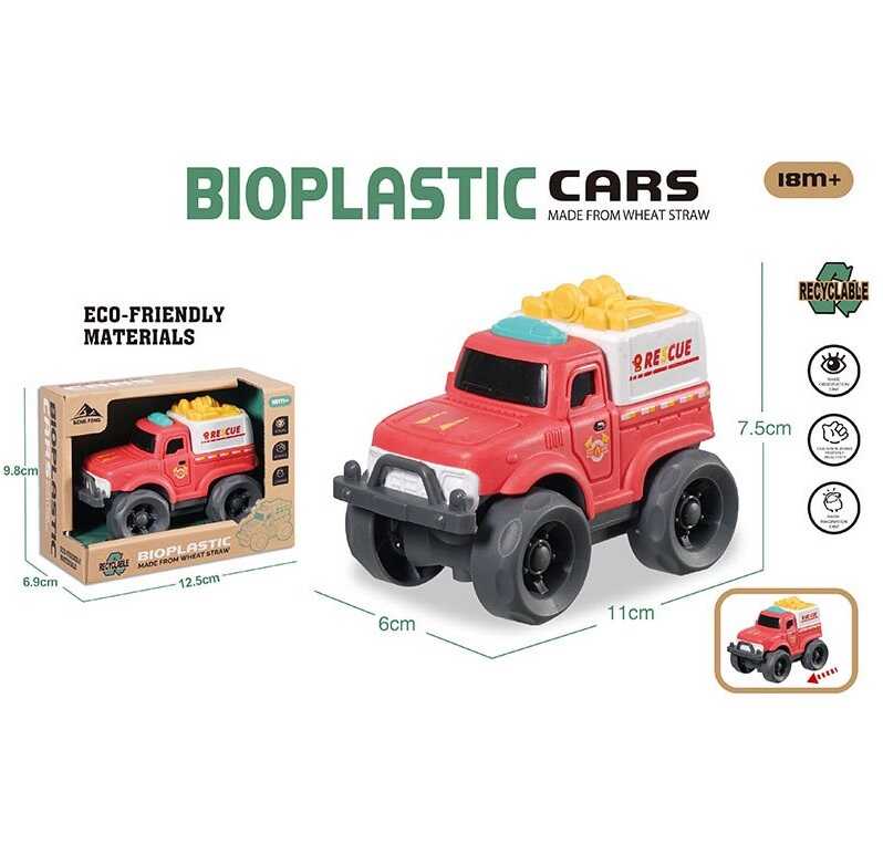 Машинка 933-905 M (240/2) 11х6х7,5 см, біопластик, в коробці