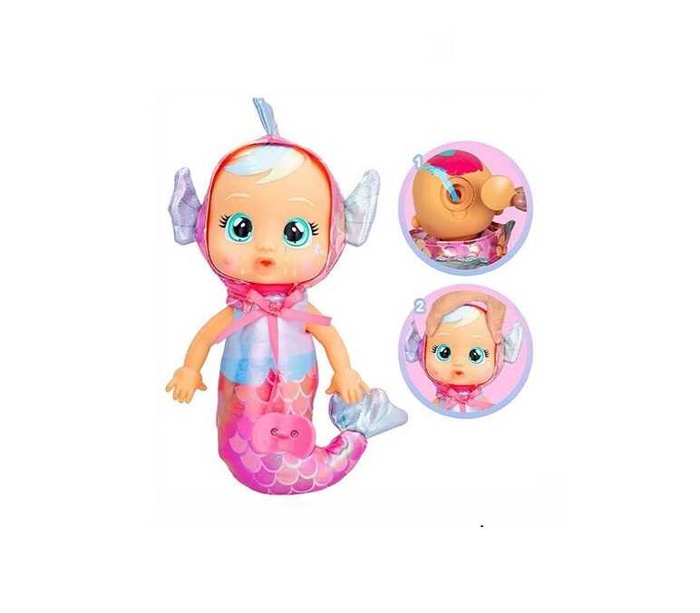 Пупс TK 2297 (120/2) висота 27 см, музичний чип, м`якотілий, плаче водою, пустушка, У ПАКЕТІ