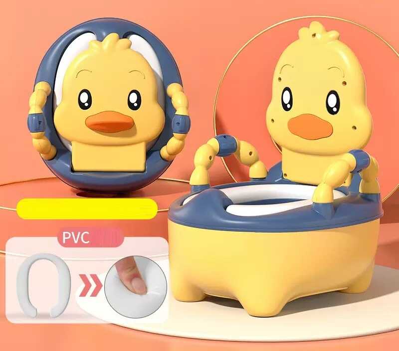 гр Горщик дитячий Bimbo 3909-46 (1) розмір: 32х22х36 см, колір Жовтий, м`яке сидіння, в коробці