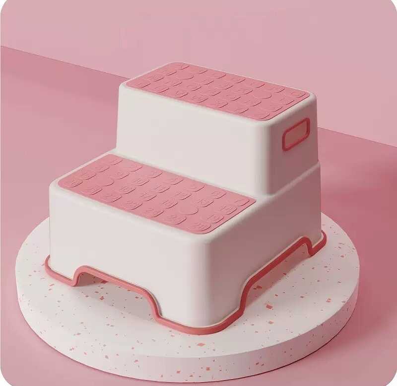 гр Сходинки дитячі Bimbo 4056-73 (20) колір Рожевий, антиковзкі накладки, в пакеті 