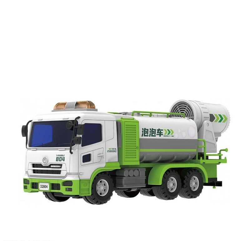 Спецтехніка 32804 (12) інерційний механізм, пускає бульбашки, 5 пакетиків із мильним концентратом, в коробці