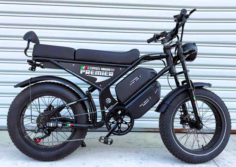 Електрофетбайк Corso «Premier» 20" дюймів PR-96150 (1) рама сталева, двигун 1500W, 2 акумулятори 2х48V18AH, у коробці