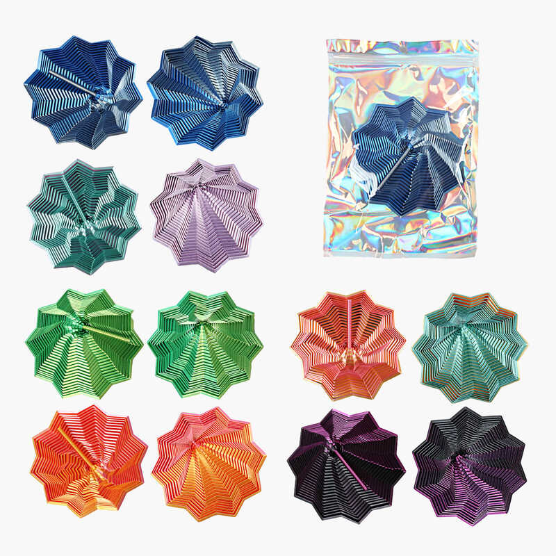 Гра антистрес C 76856 (250) ЦІНА ЗА 1 ШТУКУ, фіджет "Зірка", 3D-друк, ручка для тримання, в пакеті 