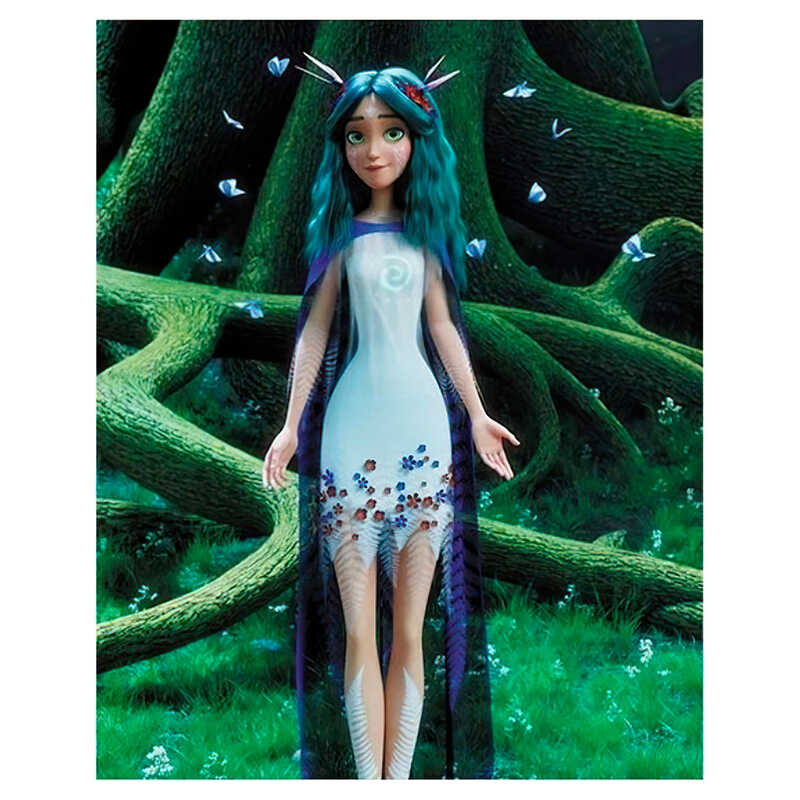 гр Картина за номерами "Мавка.Хранителька" BS54063 (80) "Ранок", 40х50 см, 3 пензлики, акрилові пронумеровані фарби, кріплення до стіни, в плівці