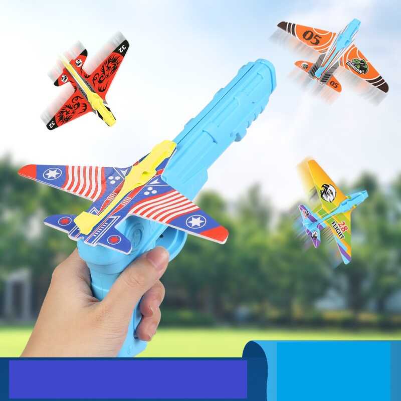 Запускач С 76042 (400/4) ЦІНА ЗА 1 ШТУКУ, розмір: 21х2х9.5 см, 2 літачки: 10х14.5 см, механічний принцип, в коробці