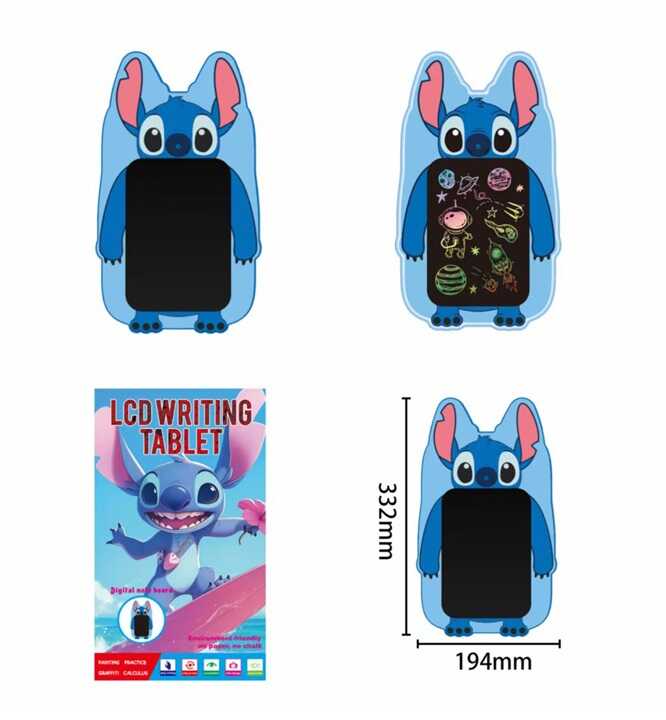 Планшет для малювання С 76248 (100) кольоровий, стилус, блокування екрана, стирання, в коробці