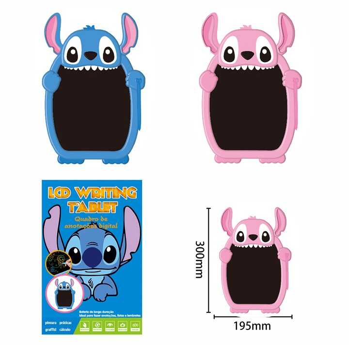 Планшет для малювання С 76254 (100) кольоровий, стилус, блокування екрана, стирання, в коробці