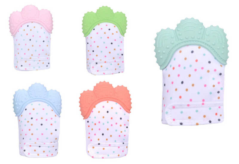 Прорізувач С 75856 (600) розмір: 7х1.5х9, у вигляді рукавички, гумовий прорізувач, шелесткі елементи, застібка - липучка, в пакеті, ВИДАЄТЬСЯ МІКС 