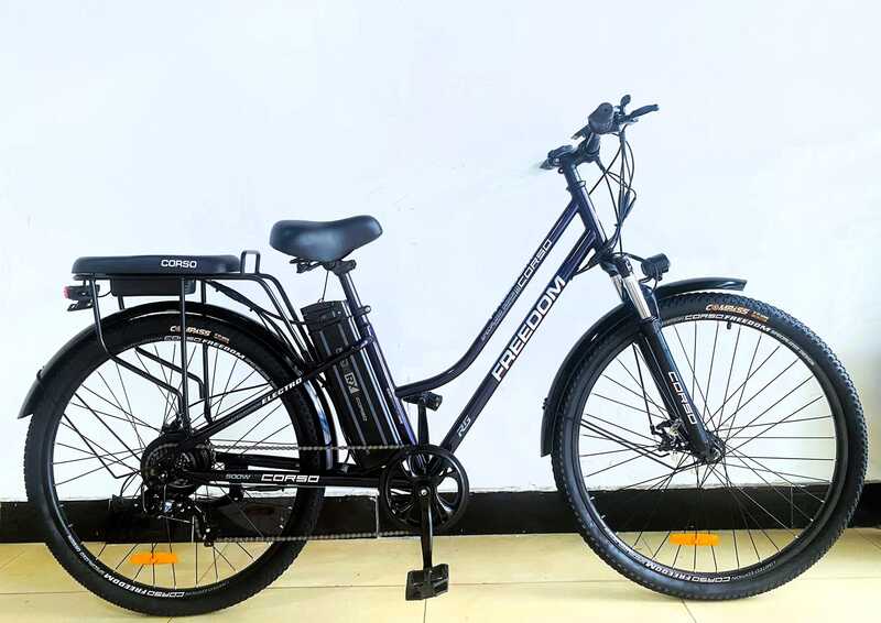 Електровелосипед Corso «Freedom» 29" дюймів FD-37018 (1) рама сталева, двигун 500W, акум. 48V13Ah, 7 швидкостей, в коробці