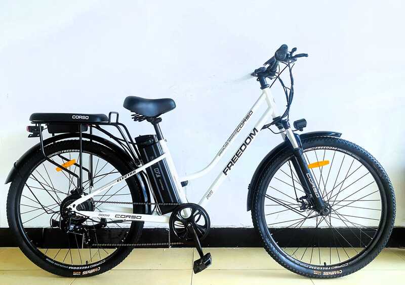 Електровелосипед Corso «Freedom» 29" дюймів FD-44521 (1) рама сталева, двигун 500W, акум. 48V13Ah, 7 швидкостей, в коробці