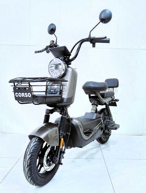 Електричний мопед Corso "Raven" RN-126640 (1) +1 ЯЩИК АКУМ., двигун 800W, акумулятор 60V/20Ah, в коробці