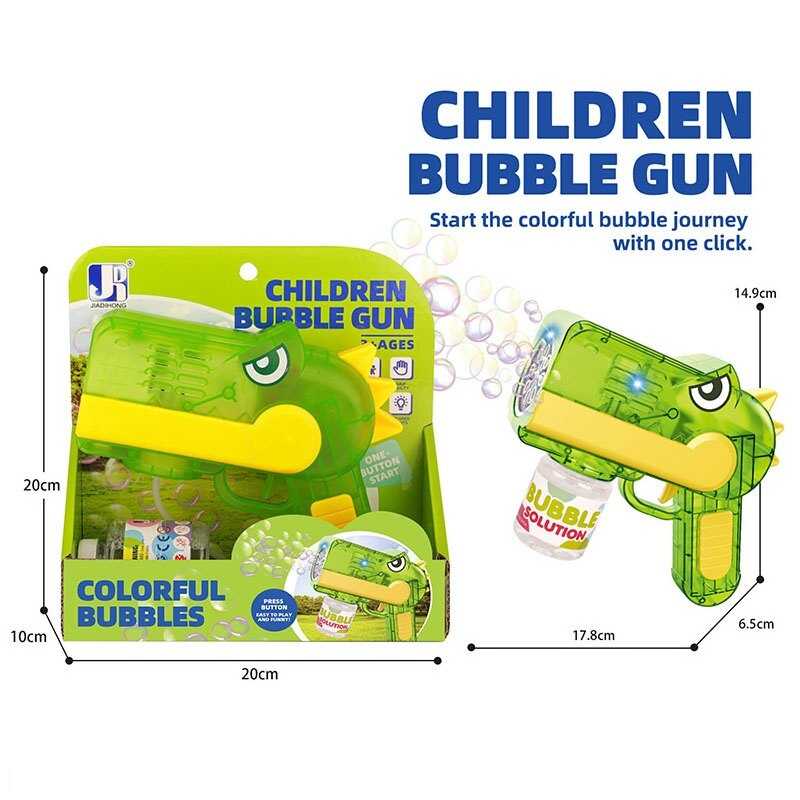 Пістолет з мильними бульбашками P 81648-1 (72/2) автоматичний, підсвічування, пляшечка з мильним розчином, в коробціином, в коробці