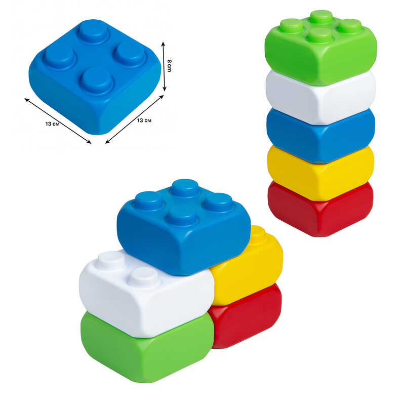 гр Конструктор "Mega Briсk Bamsic №1" 115/24 (1) "BAMSIC", 5 елементів, у пакеті