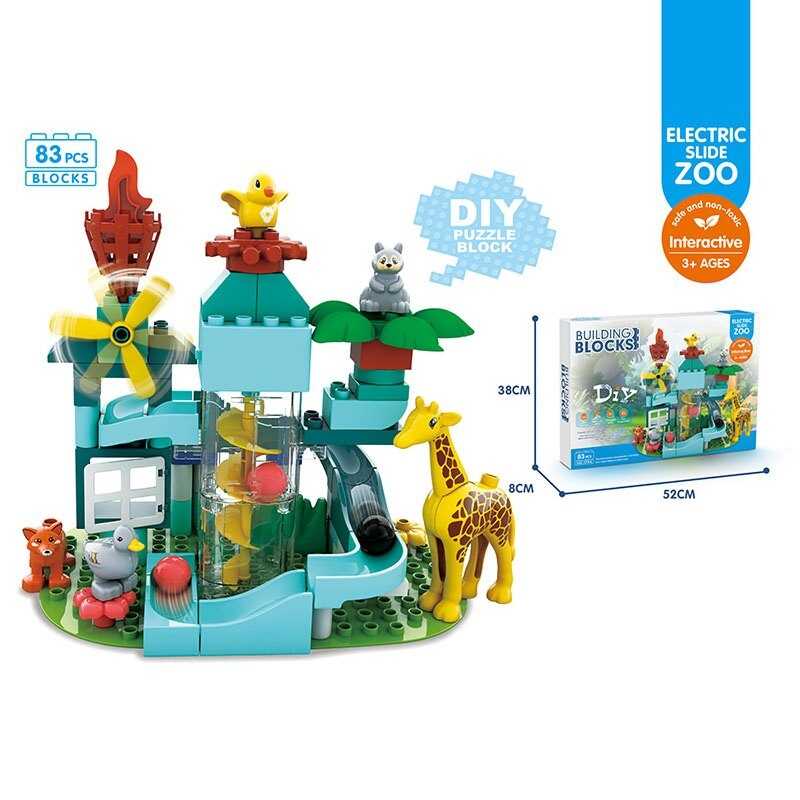 Конструктор HG 1794 (18) 83 елементи, 3 кульки,  вітрячок, в коробці