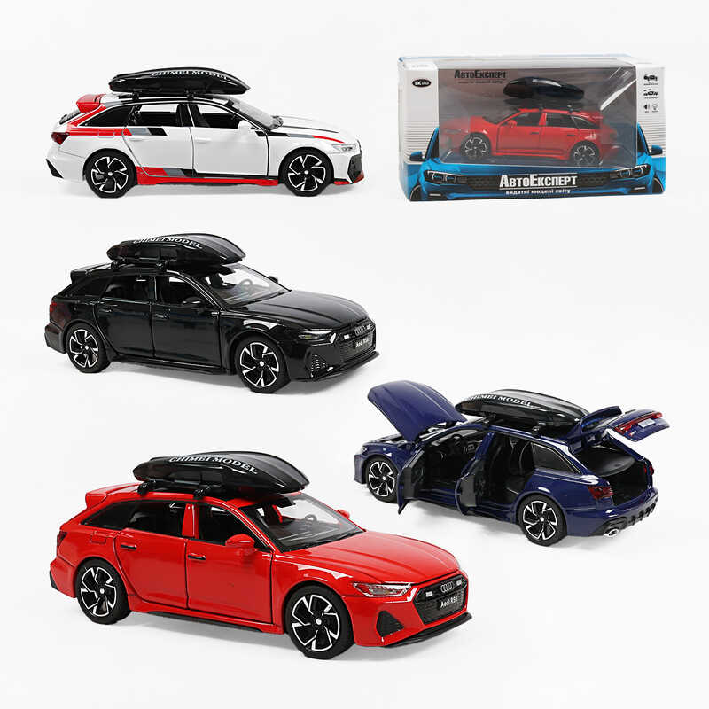 Машинка ТК - 4688 (32) "Авто Експерт", металопластик, 1:32, світло, звук, інерція, відчиняються двері, багажник та капот, в коробці, ВИДАЄТЬСЯ МІКС 