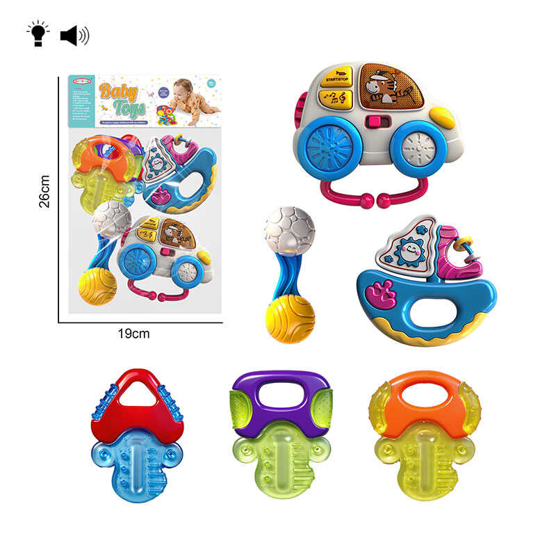 Набір брязкалець 8431 A-6 (120/2) в пакеті