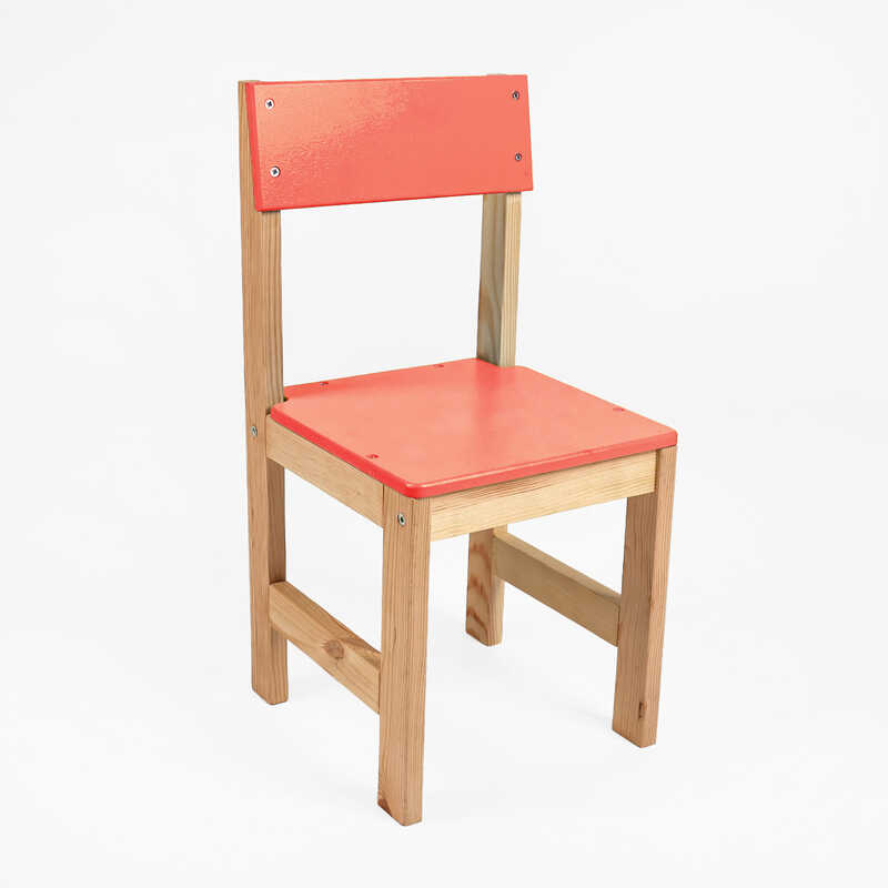 гр Стільчик дитячий С-20527 (1) колір - персиковий, висота від підлоги до сидіння 30 см