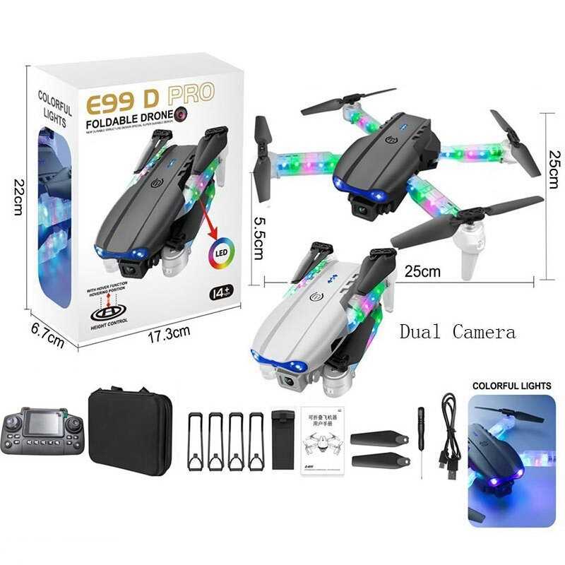 Квадрокоптер на радіокеруванні E 99 D PRO (36) в коробці