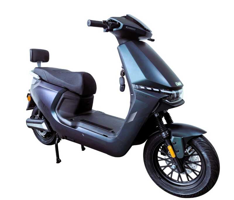 Електричний мопед Corso Sirius SR-309825 (1) + 1 ЯЩИК АКУМ, двигун 2000W, акумулятор графеновий 72V/35Ah, колеса 12``, в коробці