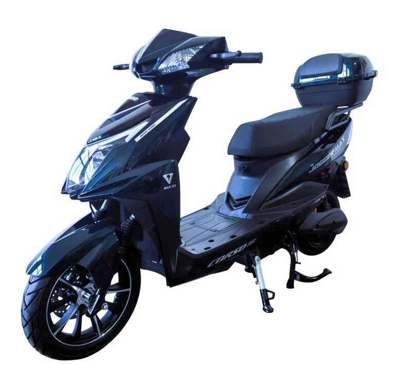 Електричний мопед Corso JoggerMax JM-193790 (1) колір Темно-зелений, + 1 ЯЩИК АКУМ, двигун 1500W, акумулятор графеновий 72V/32Ah, в коробці