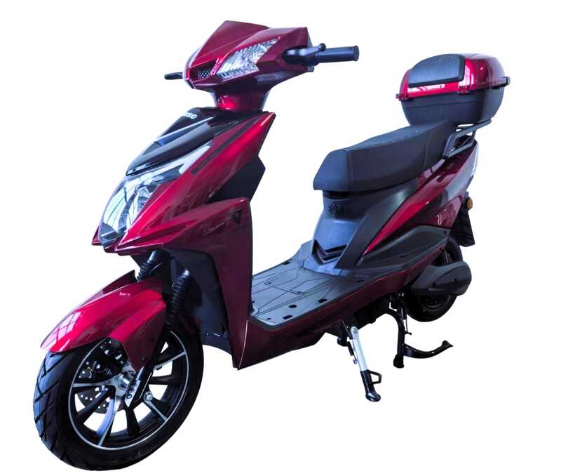 Електричний мопед Corso JoggerMax JM-654107 (1) + 1 ЯЩИК АКУМ, двигун 1500W, акумулятор графеновий 72V/32Ah, в коробці