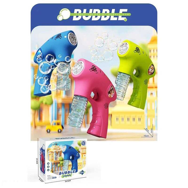 Пістолет з мильними бульбашками KL 93008 Y-1 (120/2) МІКС видів, в коробці