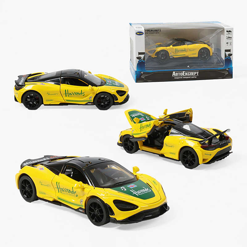 Машинка ТК-11921 (48) "Авто Експерт", металопластик, 1:32, світло, звук, інерція, відчиняються двері та капот, в коробці