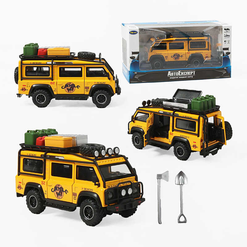 Машинка ТК-11779 (48) "Авто Експерт", металопластик, 1:32, світло, звук, інерція, відчиняються двері, багажник, капот, 2 режими роботи: зі звуком / без, в коробці