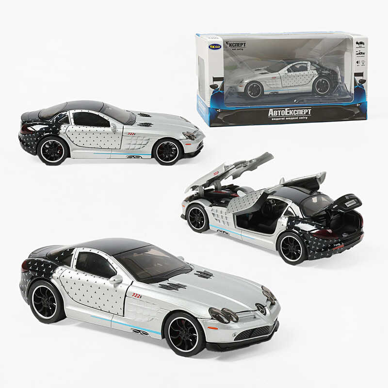 Машинка TK-11073 (48) "Авто Експерт", металопластик, 1:32, світло, звук, інерція, відчиняються двері, багажник, капот, в коробці