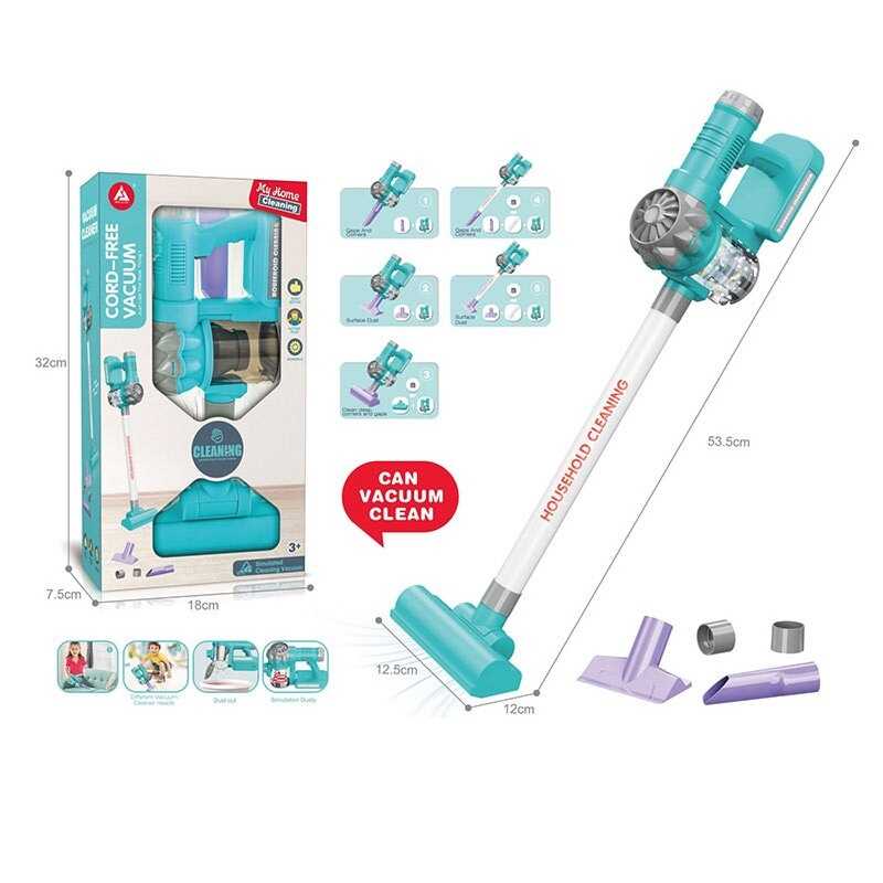 Пилосос HJ 615 F (72/2)  розмір: 12.5х12х53.5 см, 6 варіантів збірки, змінні насадки,  в коробці