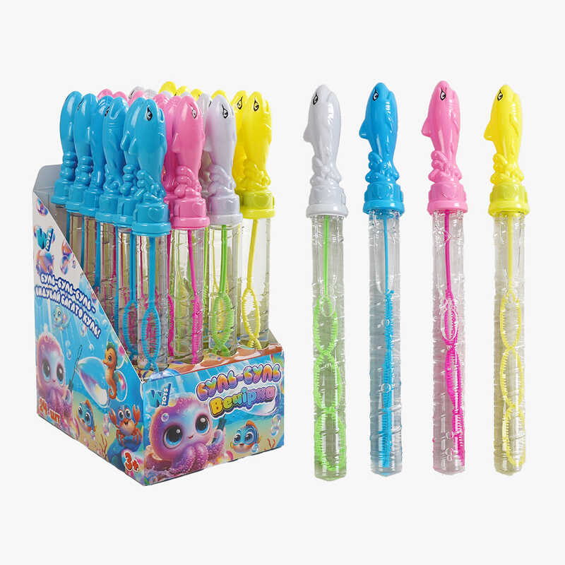 Мильні бульбашки TC 74530 (12) "WToys", ЦІНА ЗА 23 ШТУКИ В БЛОЦІ, висота 25 см, в коробці 