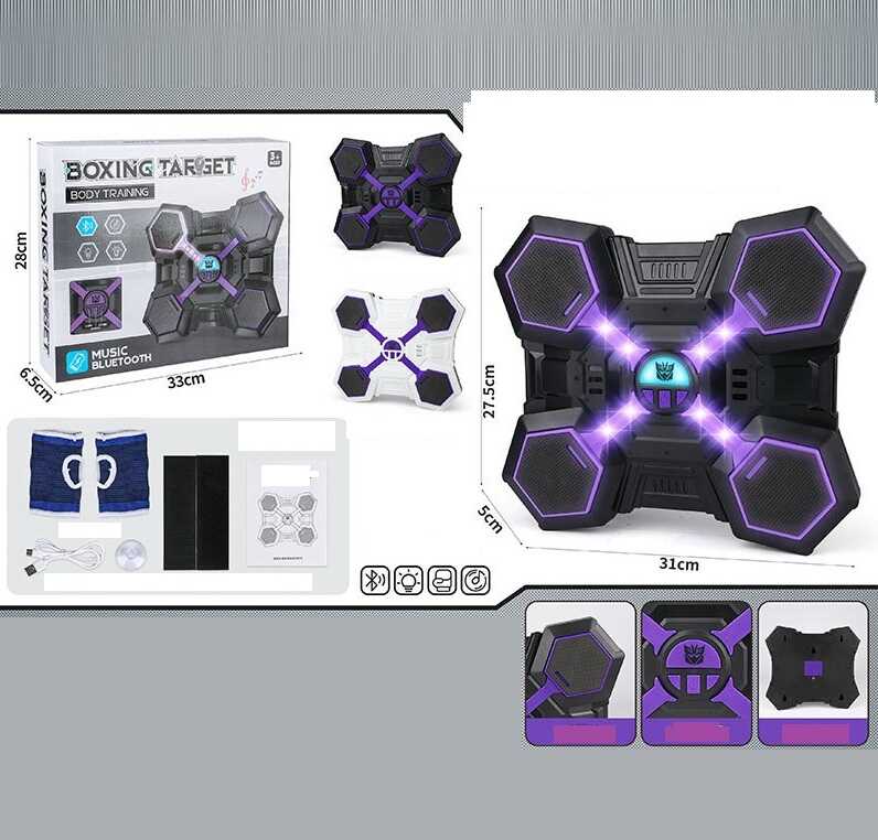 Електронний бокс 8801-1 (36/2) 2 кольори, підсвічування, музика, режими швидкості, вбудований акумулятор, регуляція гучності, липучки, присоски, в коробці
