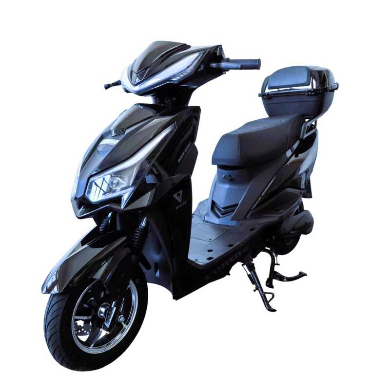 Електричний мопед Corso Jogger JR-371093 (1) + 1 ЯШИК АКУМ, двигун 1500W, акумулятор 72V/25Ah, в коробці