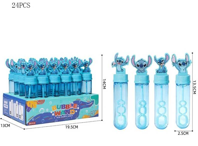 Мильні бульбашки 20588-2 B (18) ЦІНА ЗА 24 ШТУКИ В БЛОЦІ, герой, висота 13,5 см, в коробці