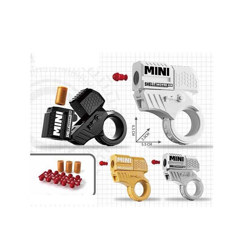 Пістолет LY 83 A (500) механічний принцип роботи, ланцюжок, гільзи, патрони, в пакеті, МІКС ВИДІВ