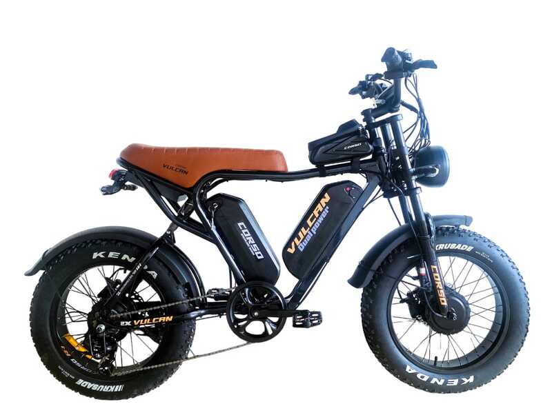 Електрофетбайк Corso «Vulcan» 20" дюймів L-89127-316 (1) рама сталева, двигуни 2х1000W, 2 акумулятори 2х48V18AH, у коробці