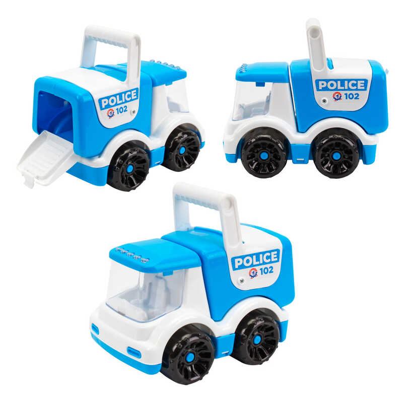 гр Вантажівка ТехноК 2178 (10) "Technok Toys", 17х12х15 см, задні дверцята відчиняються, ручка для перенесення