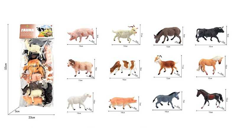 Набір тварин NC 7-012 B (36/2) в пакеті