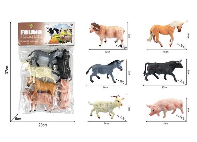 Набір тварин NC 7-006 D (48/2) в пакеті 