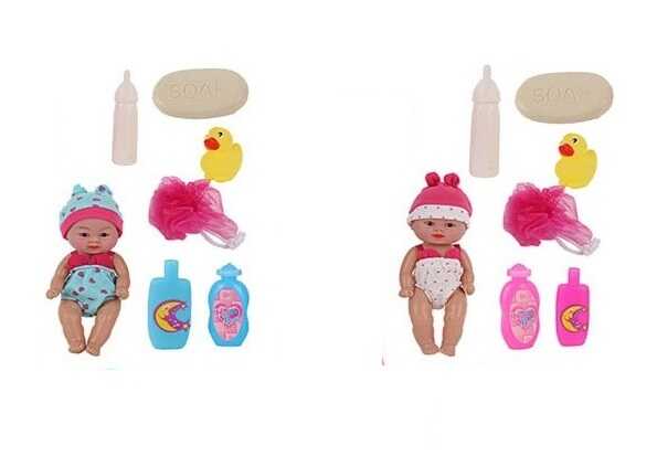 Пупс Т 8013-2 (72) 2 види, аксесуари, у пакеті 