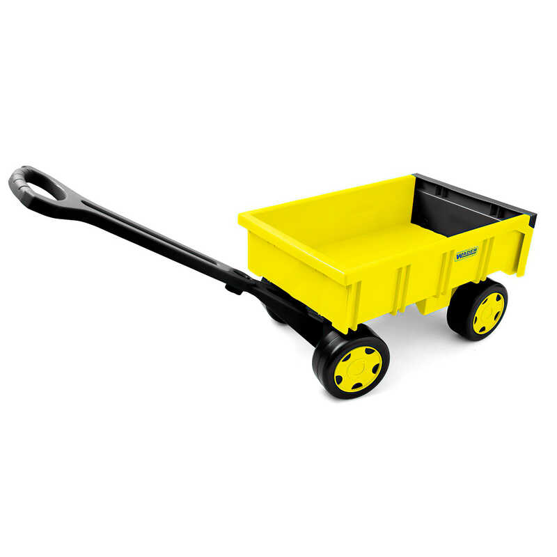 гр Візок для іграшок "WADER" жовтий 10963 (3) "Tigres", розмір 95х31х25 см, витримує вагу до 60 кг, ручка від