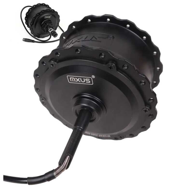 Двигун редукторний задній для FET електровелосипеда MXUS MF-1000/048 (2) напруга 48V, потужність 1000W