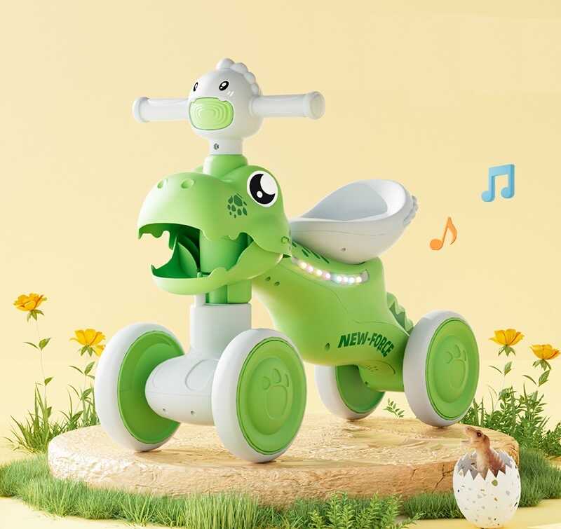 Велобіг JOY 4-х колісний LK-60812 (1) колеса PU, рама пластик, озвучування та підсвічування, в коробці