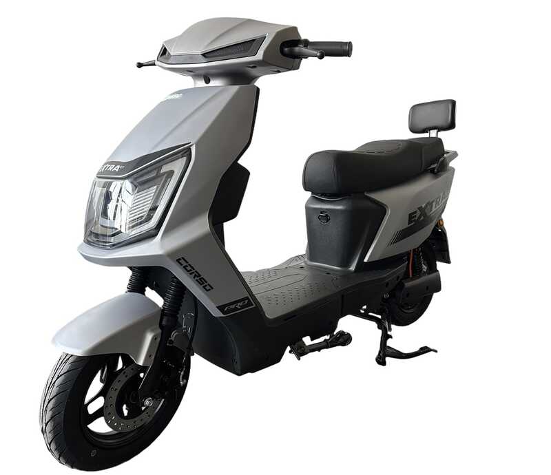 Електричний мопед Corso Extra XT-114078 (1) двигун 1200W, акумулятор літій-залізо-фосфатний 64V/30Ah, в коробці