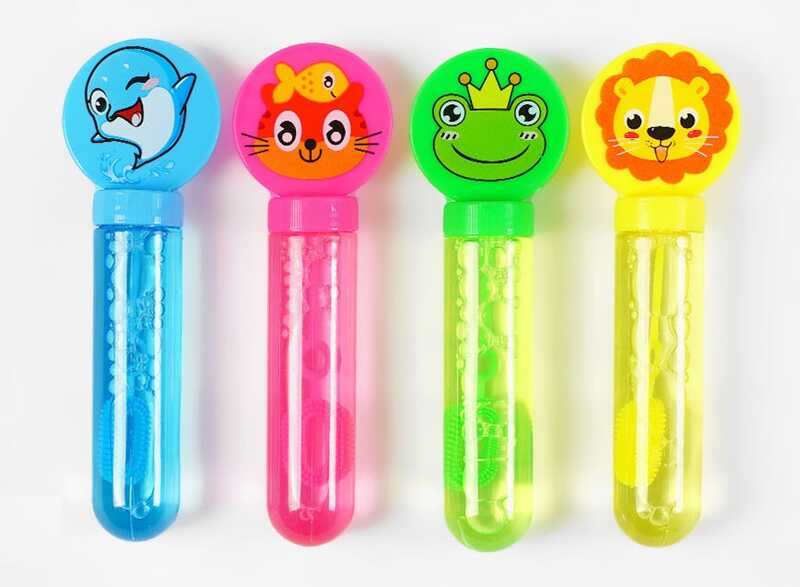 Мильні бульбашки 1809 C (18) ЦІНА ЗА 21 ШТУКУ В УПАКОВЦІ, звірятка, у пакеті