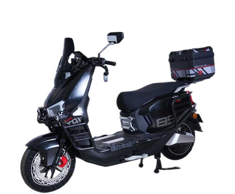 Електричний мопед Tailg F73L / LT-108 (1) + ЗАХИСНИЙ БАМПЕР, двигун 2999W, акумулятор літій-залізо-фосфатний 72V/45Ah, колеса 12’’, в коробці