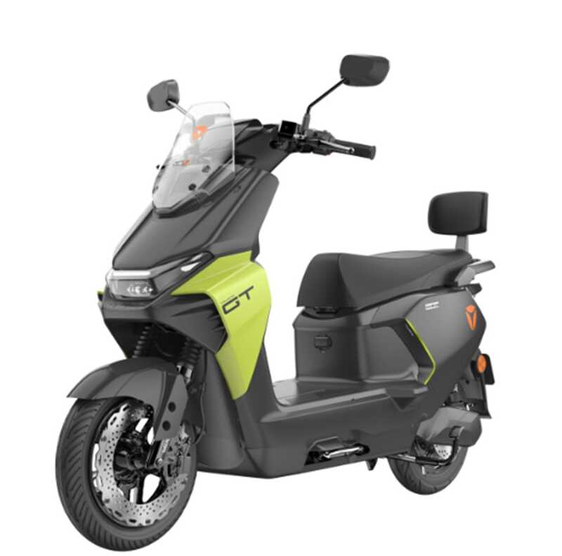 Електричний мопед Yadea GS70 - 2608 (1) двигун 2000W, акум. графеновий 72V/23Ah, переднє колесо: 80/90-12, заднє колесо: 3.00-10, в коробці