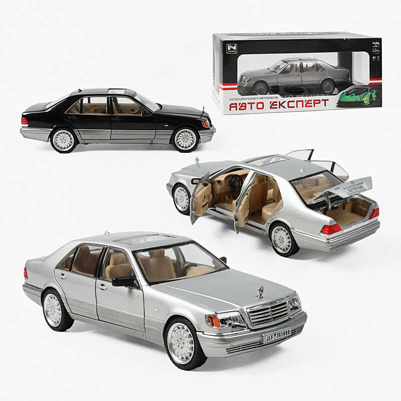 Машинка G 9765-42 (24/2) "Авто Експерт", 2 кольори, металопласт., світло, звук, масштаб 1:24, інерція, двері, багажник відчиняються, в коробці