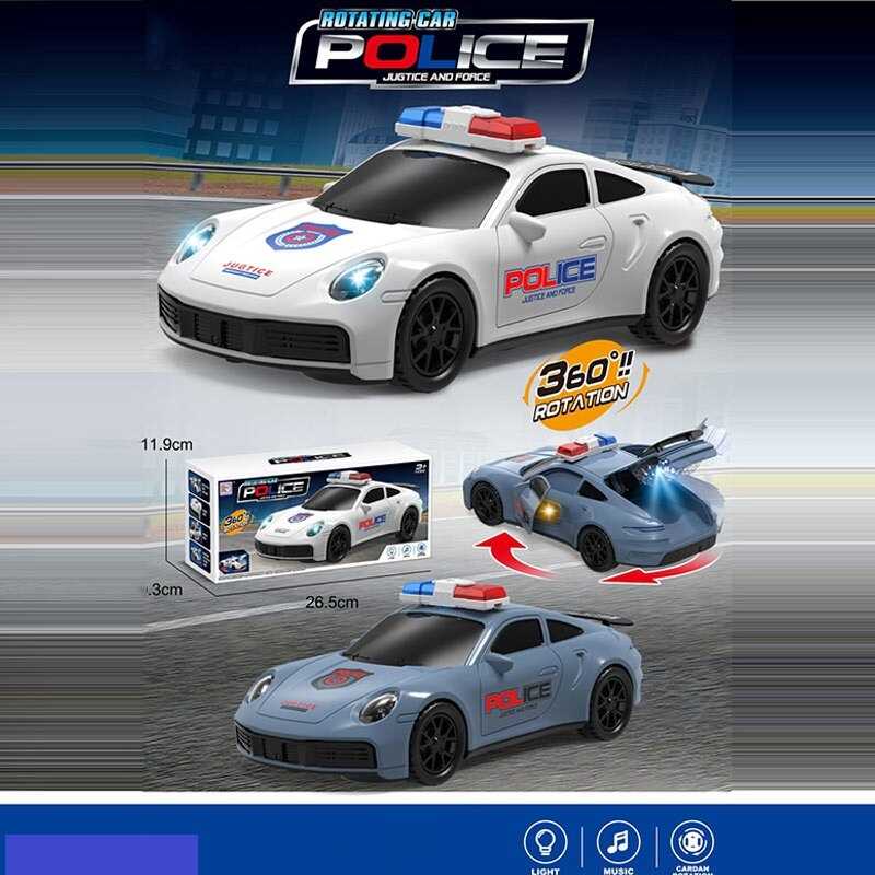 Машинка 9911 J (60/2) 2 кольори, колесо вільного руху, звуки, підсвічування, дверцята та багажник відкриваються, в коробці