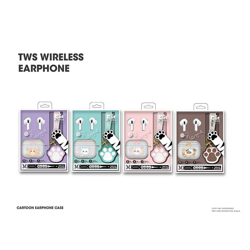 Навушники TWS-K 8 (120) Bluetooth-підключення, сенсорне керування, зарядний кейс, гумовий чохол, вбудований акумулятор, Type-C кабель, брелок, в коробці, ВИДАЄТЬСЯ МІКС ВИДІВ